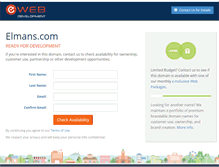 Tablet Screenshot of elmans.com
